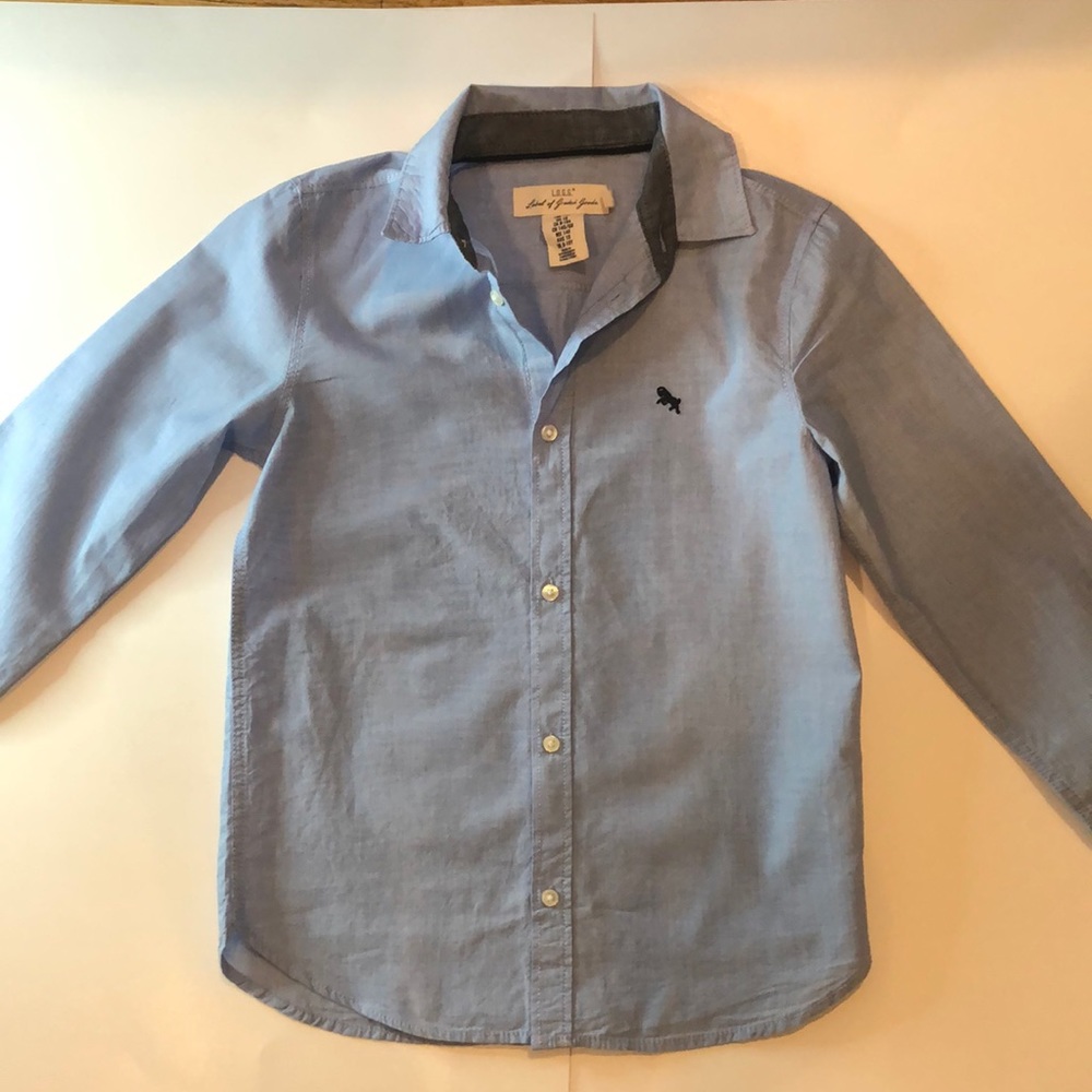 Boys  size 10 H&M light Blue Button down dress shirt